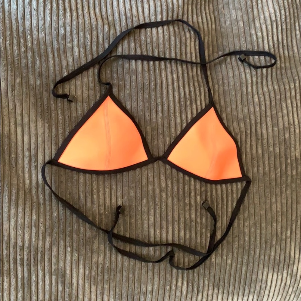 Triangl Swim Top - Hot Pink/Orange